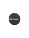 Les Hommes Man Brooch Black Size - Metal In Black