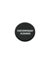 Les Hommes Man Brooch Black Size - Metal In Black