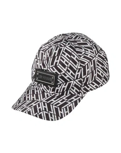Les Hommes Man Hat Black Size Onesize Polyester In Gray