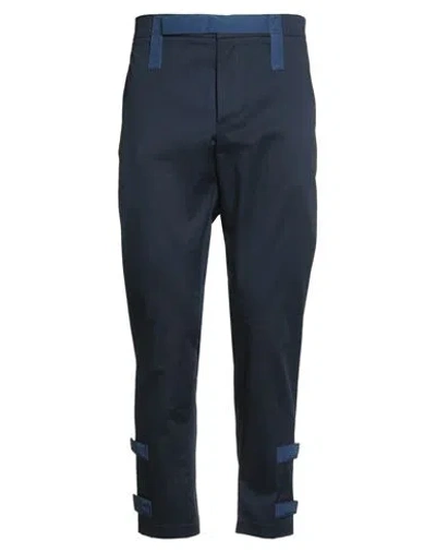 Les Hommes Man Pants Midnight Blue Size 34 Cotton, Elastane