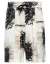Les Hommes Man Shorts & Bermuda Shorts Beige Size 38 Viscose In Beige