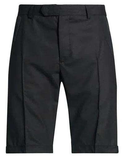 Les Hommes Man Shorts & Bermuda Shorts Black Size 32 Polyester, Wool, Elastane