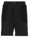 Les Hommes Man Shorts & Bermuda Shorts Black Size Xl Cotton