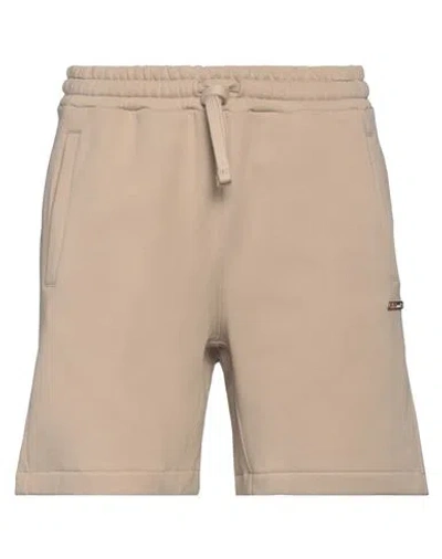 Les Hommes Man Shorts & Bermuda Shorts Sand Size M Cotton In Beige