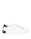 Les Hommes Man Sneakers White Size 6 Calfskin