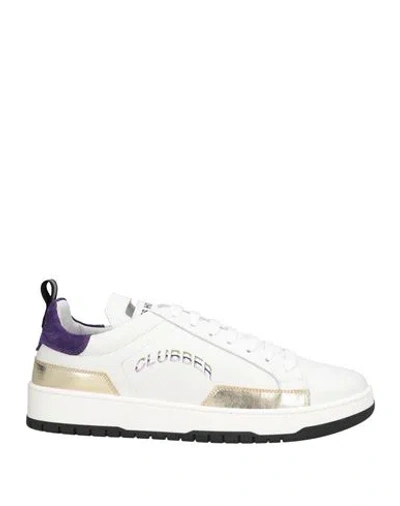 Les Hommes Man Sneakers White Size 9 Calfskin