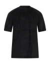 Les Hommes Man T-shirt Black Size Xxl Cotton