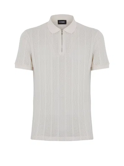 Les Hommes Polo Shirt In Butter