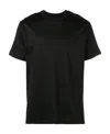 Les Hommes Rear Print T-shirt In Black