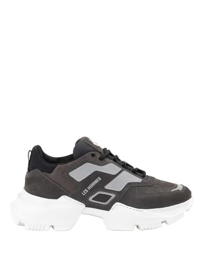 Les Hommes Sneakers In Grey