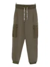 Les Hommes Urban Cargo-pocket Trousers In Multi