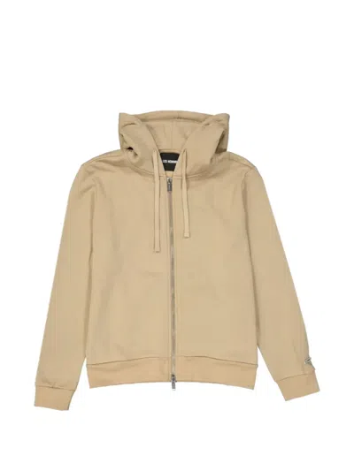 Les Hommes Zip-up Hoodie In Neutral