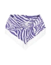 Les Inconnus Woman Scarf Purple Size - Silk In Purple