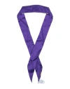 Les Inconnus Woman Scarf Purple Size - Silk In Purple