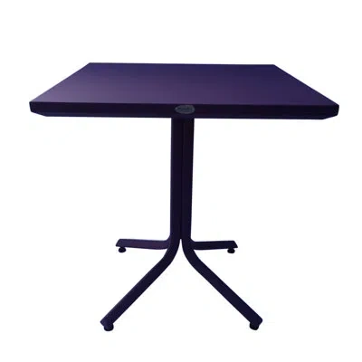 Les Jardins Hybrid 77 Folding Aluminum Bistro Table In Purple