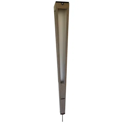 Les Jardins Lanai 46 1/2" High Weathered Teak Wood Led Solar Torch Light
