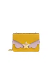 Les Jeunes Etoiles New Vega Medium Shoulder Bag In Yellow Ocher In Amarillo