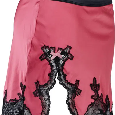 Les Jupons De Tess Women's Black / Pink Odeon Skirt In Multi