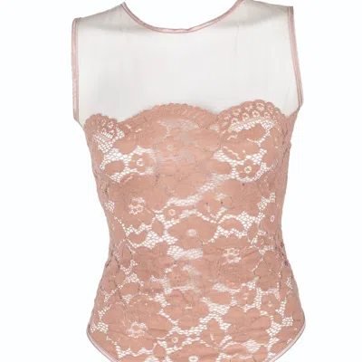 Les Jupons De Tess Women's Neutrals Juicy Bodysuit In Multi