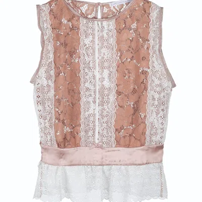 Les Jupons De Tess Women's Neutrals Juicy Top In Multi