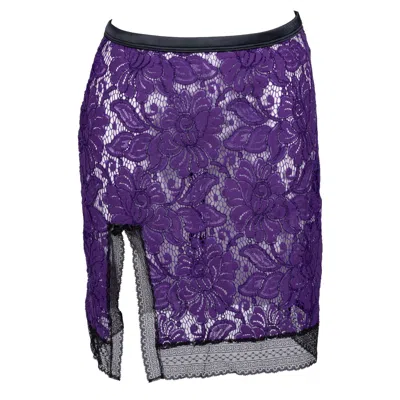 Les Jupons De Tess Women's Purple / Black Vogue Skirt