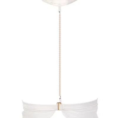 Les Jupons De Tess Women's White Forever Harness