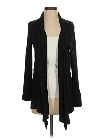 Pre-owned Les Lunes Cardigan Sweater In Black