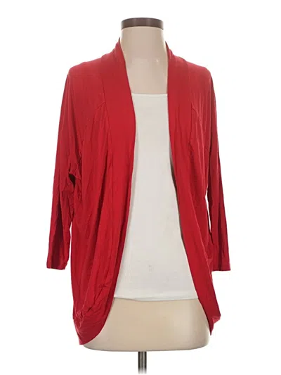 Pre-owned Les Lunes Kimono In Red