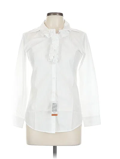 Les Mues Long Sleeve Blouse In White