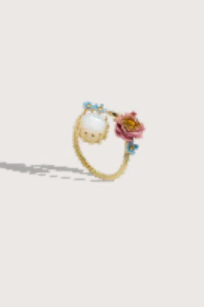 Les Nereides Adjustable Ring Petit Trainon In Multi