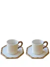 Les-ottomans Tea And Coffee Multicolor Uni In White