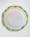 Les Ottomans Bamboo Salad Plate, Set Of 4 In Green