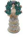 Les-ottomans Cactus Woman Porcelain Candle Holder In Multicolour
