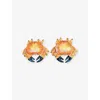 Les Ottomans Crab Ceramic Salt And Pepper Shakers