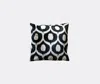 Les-ottomans Silk Velvet Cushion In Multicolor