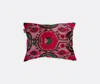 Les-ottomans Velvet Cushion In Multicolor