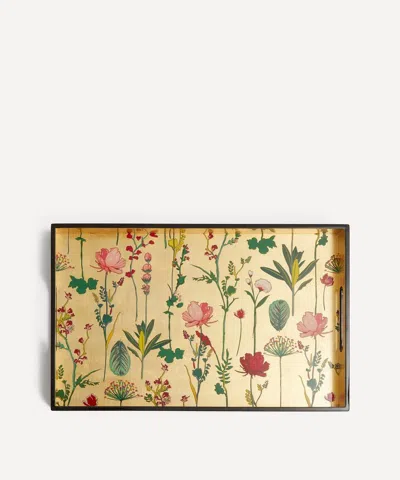 Les Ottomans Flora Hand-painted Wood Tray