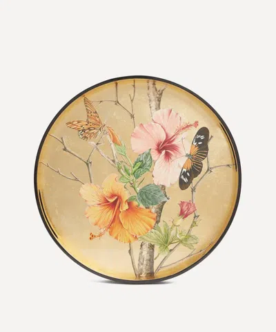 Les Ottomans Flora Hand-painted Wood Tray