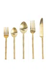 Les-ottomans Gold Bamboo (cutlery Set)