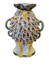 Les-ottomans Hand-painted Ceramic Vase (35cm) In Multi