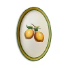 Les Ottomans Iron Tray, 13 In Multi