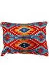 PATTERNED SILK CUSHION