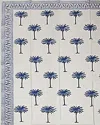 LES OTTOMANS LEMON HAND-PRINTED COTTON TABLECLOTH