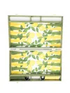 Les-ottomans Lemon-print Backgammon Set