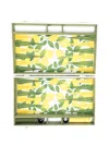 Les-ottomans Lemon-print Backgammon Set In Yellow