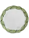 Les-ottomans Lily Of The Valley Ceramic Presentation Plate (32cm) In White