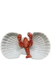 Les-ottomans Lobster Two-shell Starter Plate (27cm X 16cm) In White