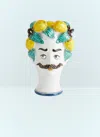 Les Ottomans Man Lemon Vase In White