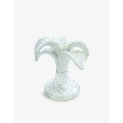 Les Ottomans Palm Tree Ceramic Candlestick Holder 20cm