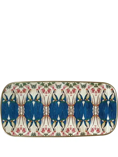 LES-OTTOMANS PATCH NYC RECTANGULAR TRAY